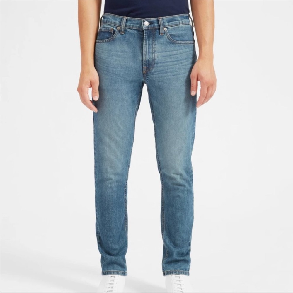 Everlane The Slim Fit Light Wash Jeans